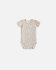 Quincy Mae Baby Bamboo Short Sleeve Bodysuit || Wildflower
