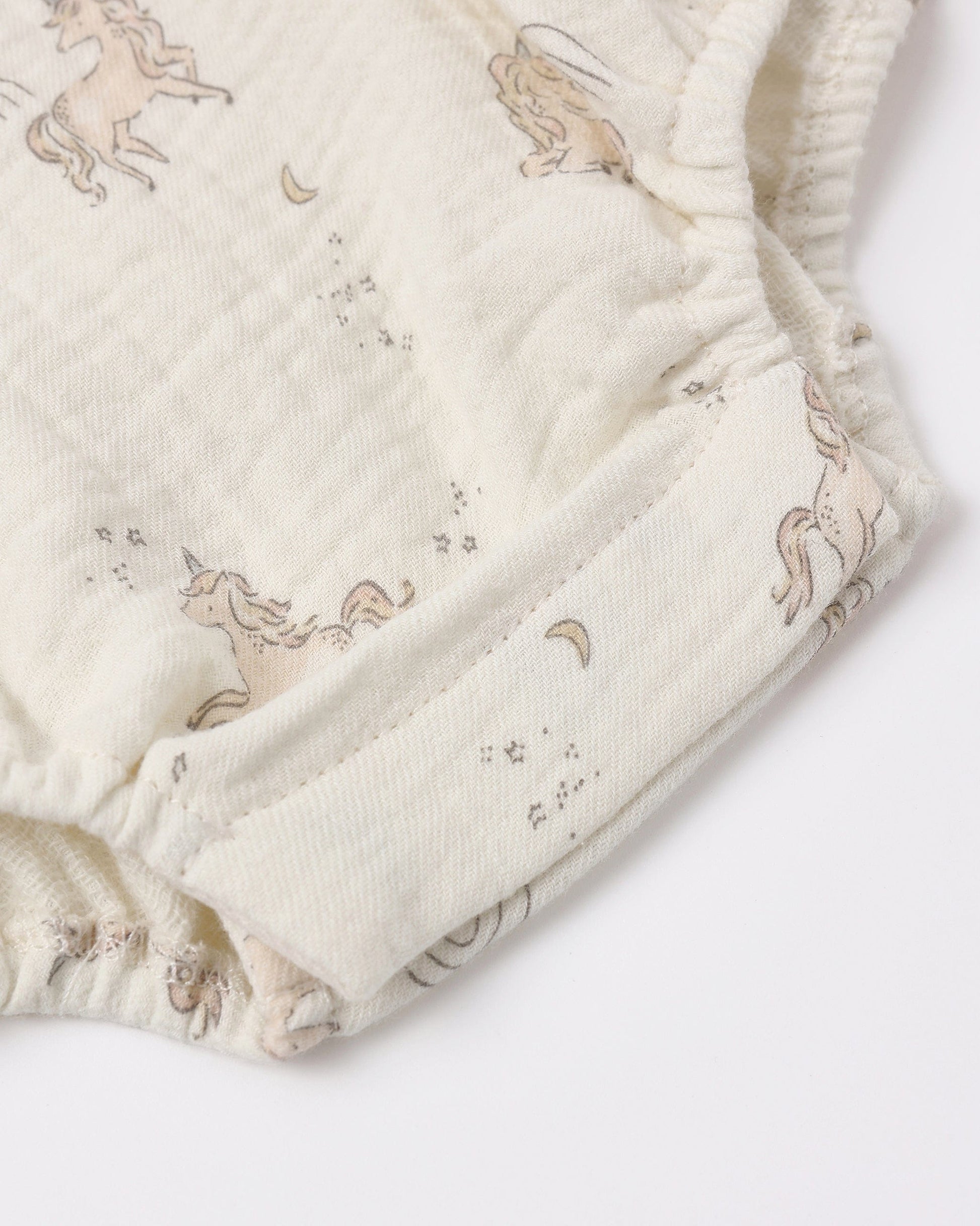 Quincy Mae Baby Bonnie Romper || Unicorns