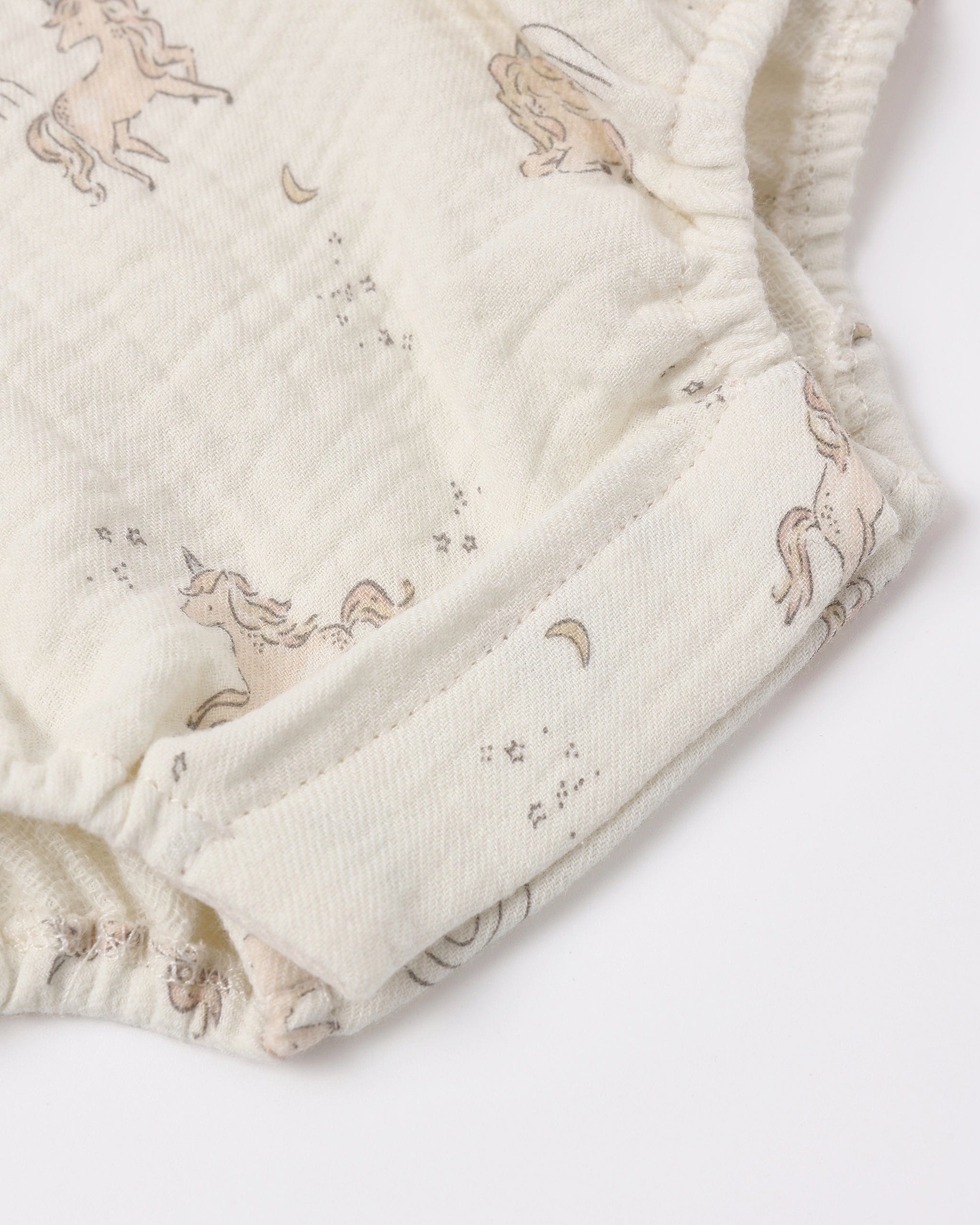 Quincy Mae Baby Bonnie Romper || Unicorns