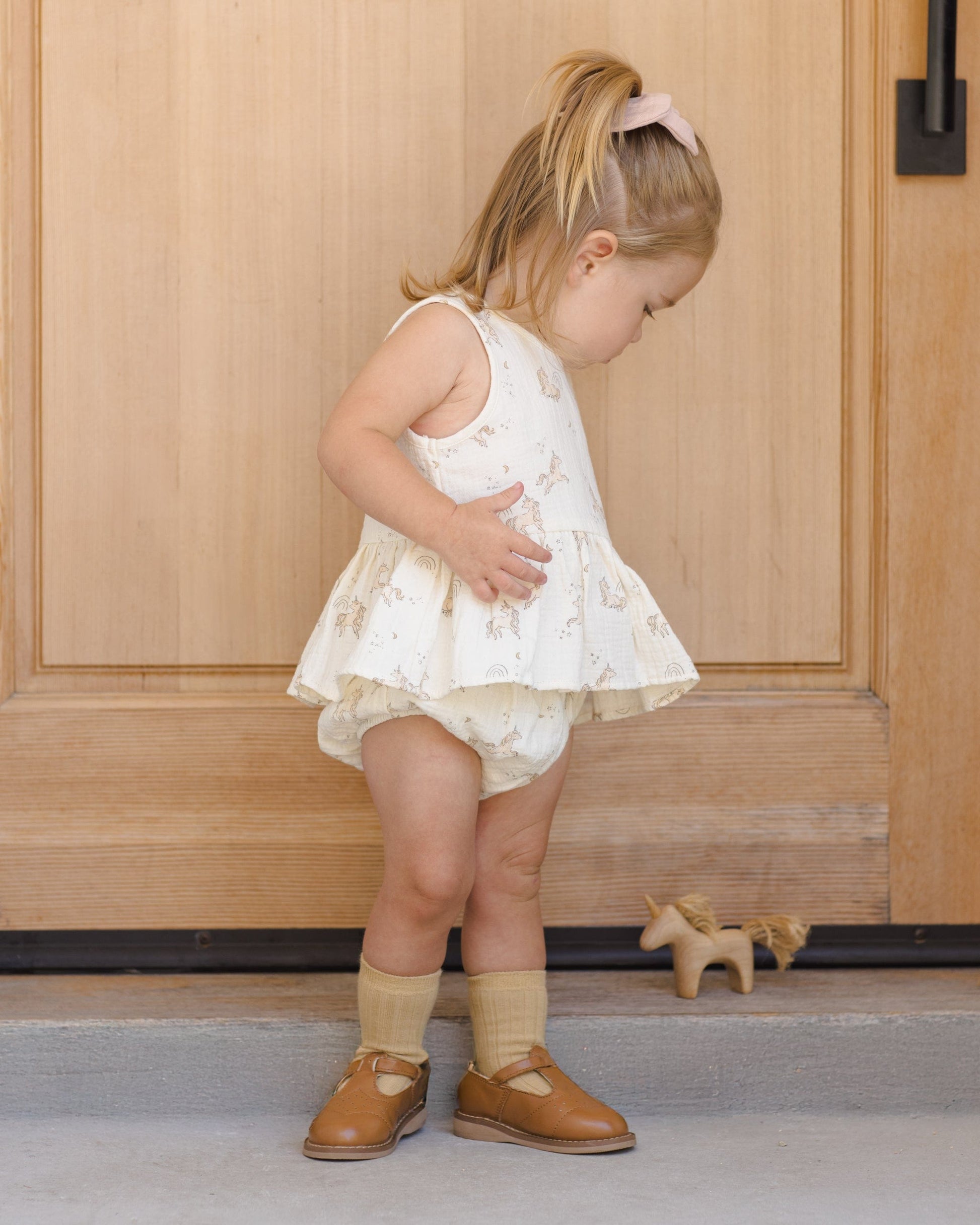 Quincy Mae Baby Bow || Blush