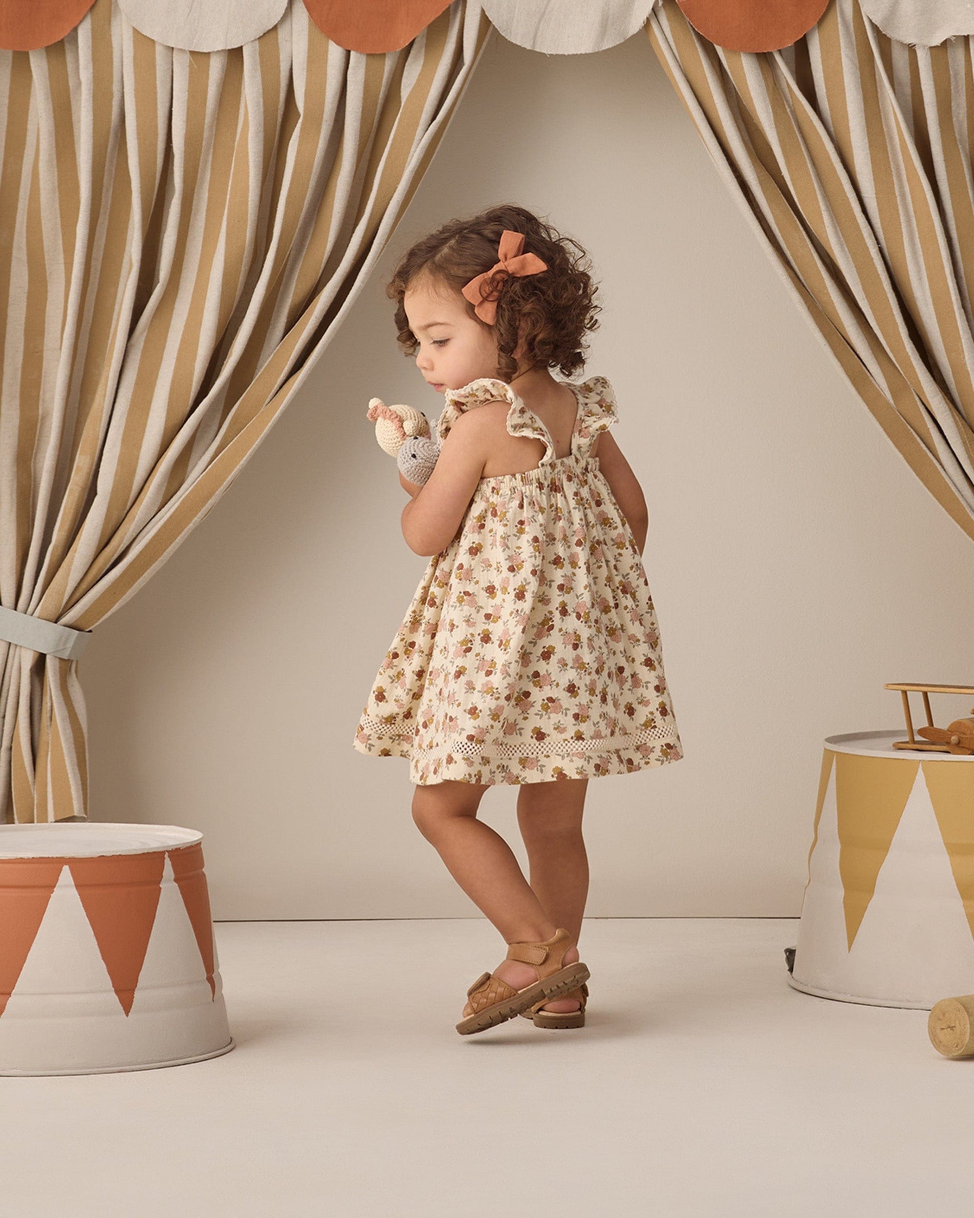 Quincy Mae Baby Bow W. Clip, Set Of 3 || Sky, Blush, Poppy