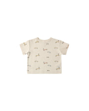 Quincy Mae Baby Boxy Tee || Race Car