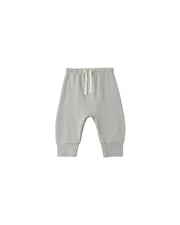 Quincy Mae Baby Drawstring Pant Sage Micro Stripe