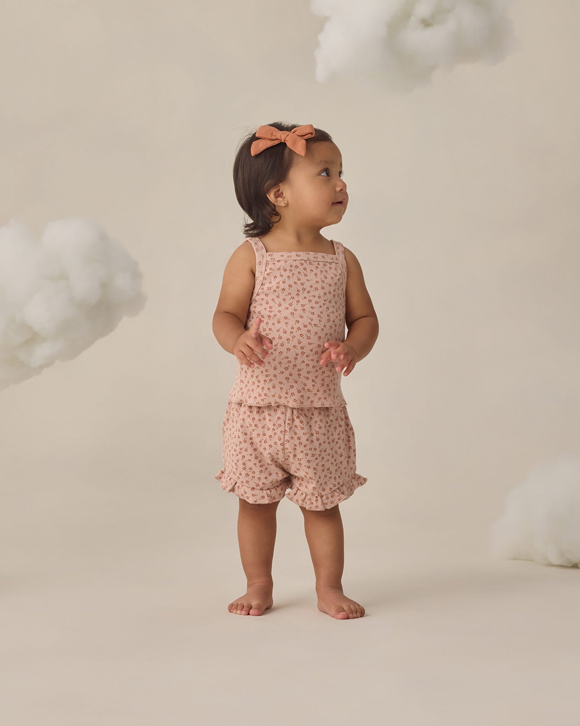 Quincy Mae Baby Evie Tank + Shortie Set || Posy
