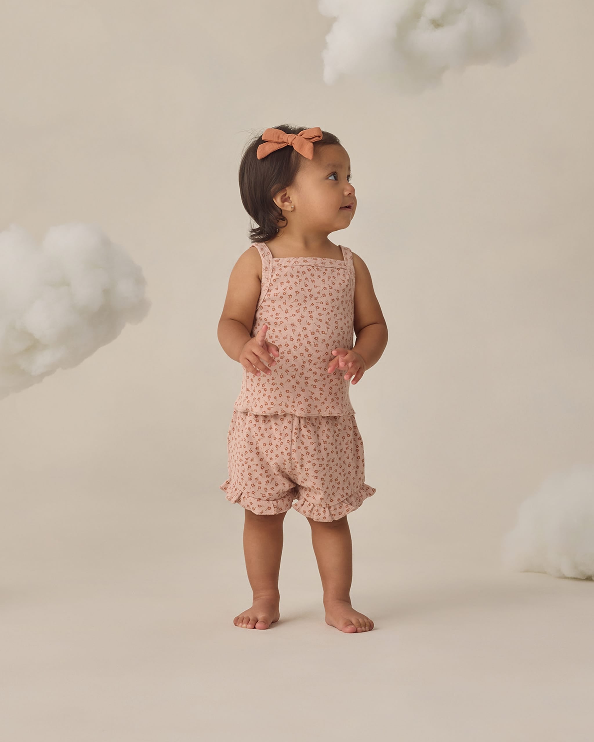 Quincy Mae Baby Evie Tank + Shortie Set || Posy