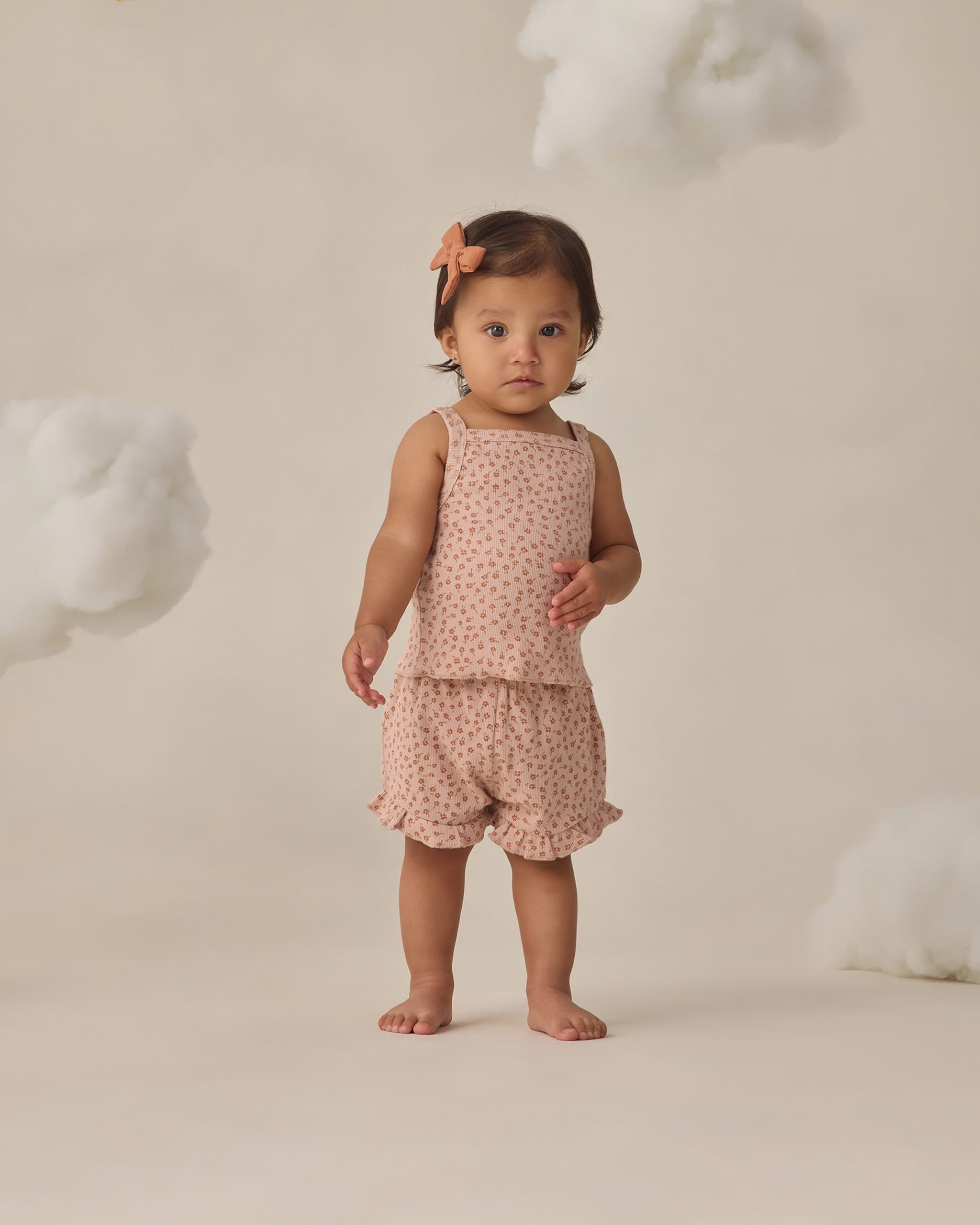 Quincy Mae Baby Evie Tank + Shortie Set || Posy