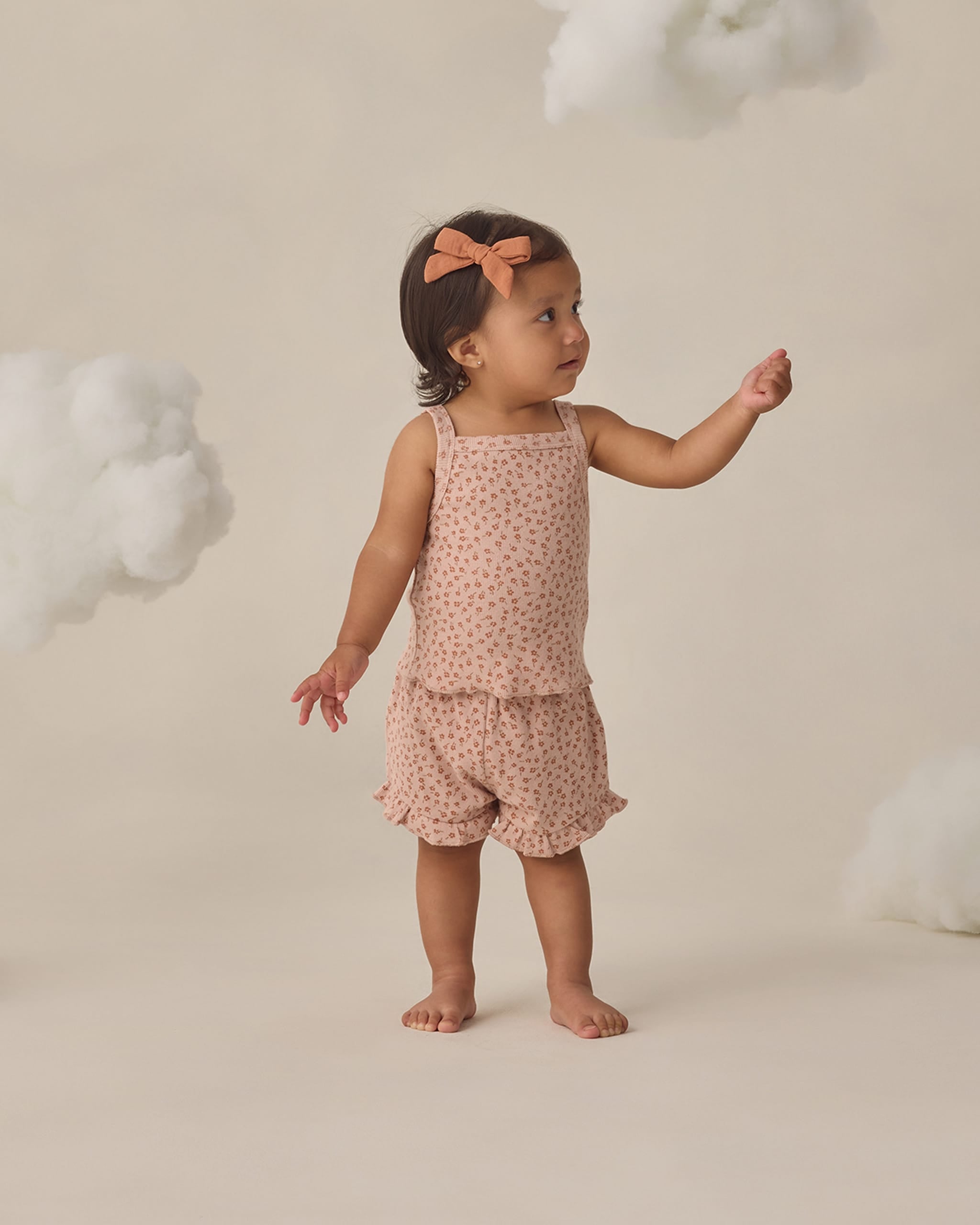 Quincy Mae Baby Evie Tank + Shortie Set || Posy
