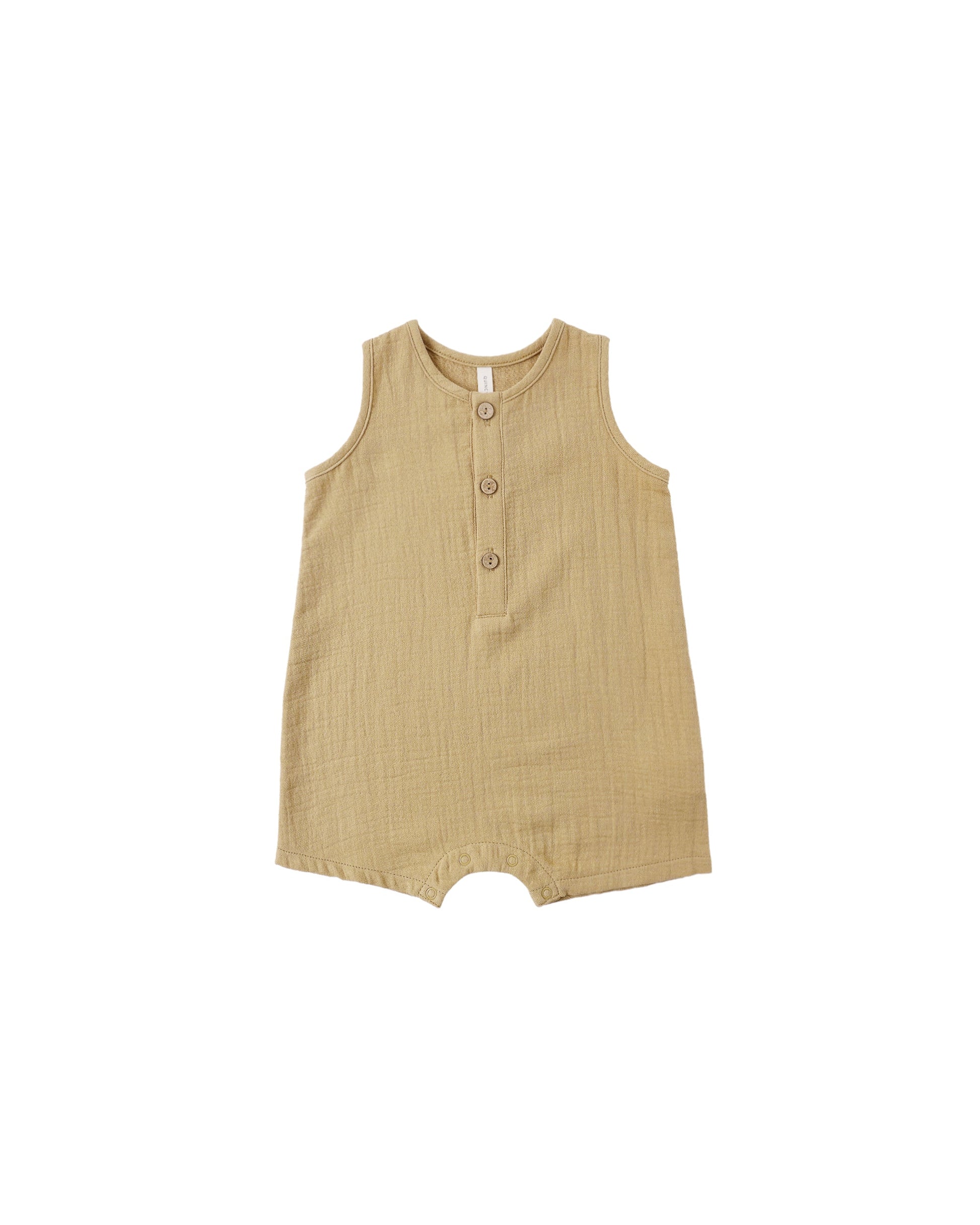 Quincy Mae Baby Jack Romper || Honey