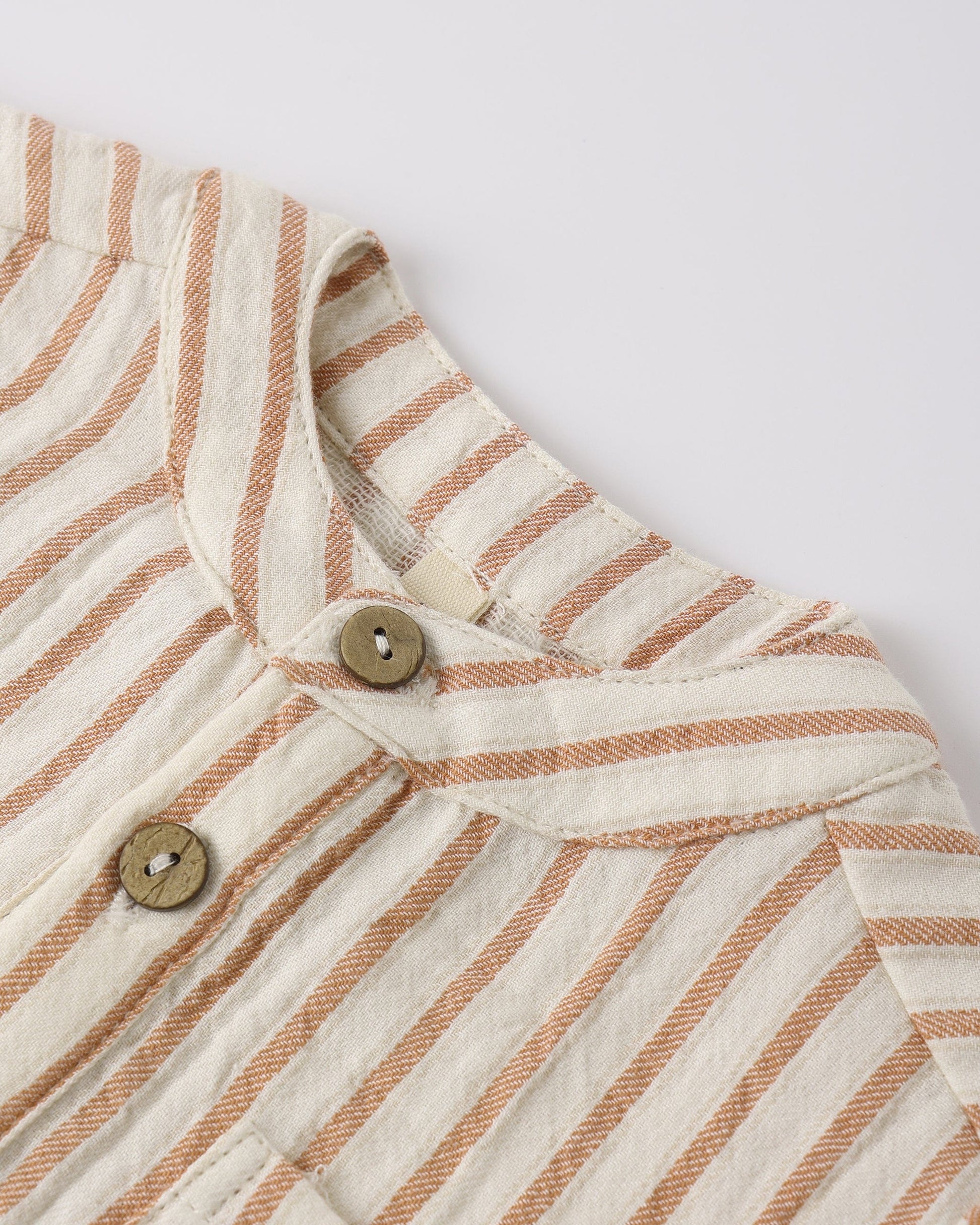 Quincy Mae Baby Jaxson Shirt || Vintage Stripe
