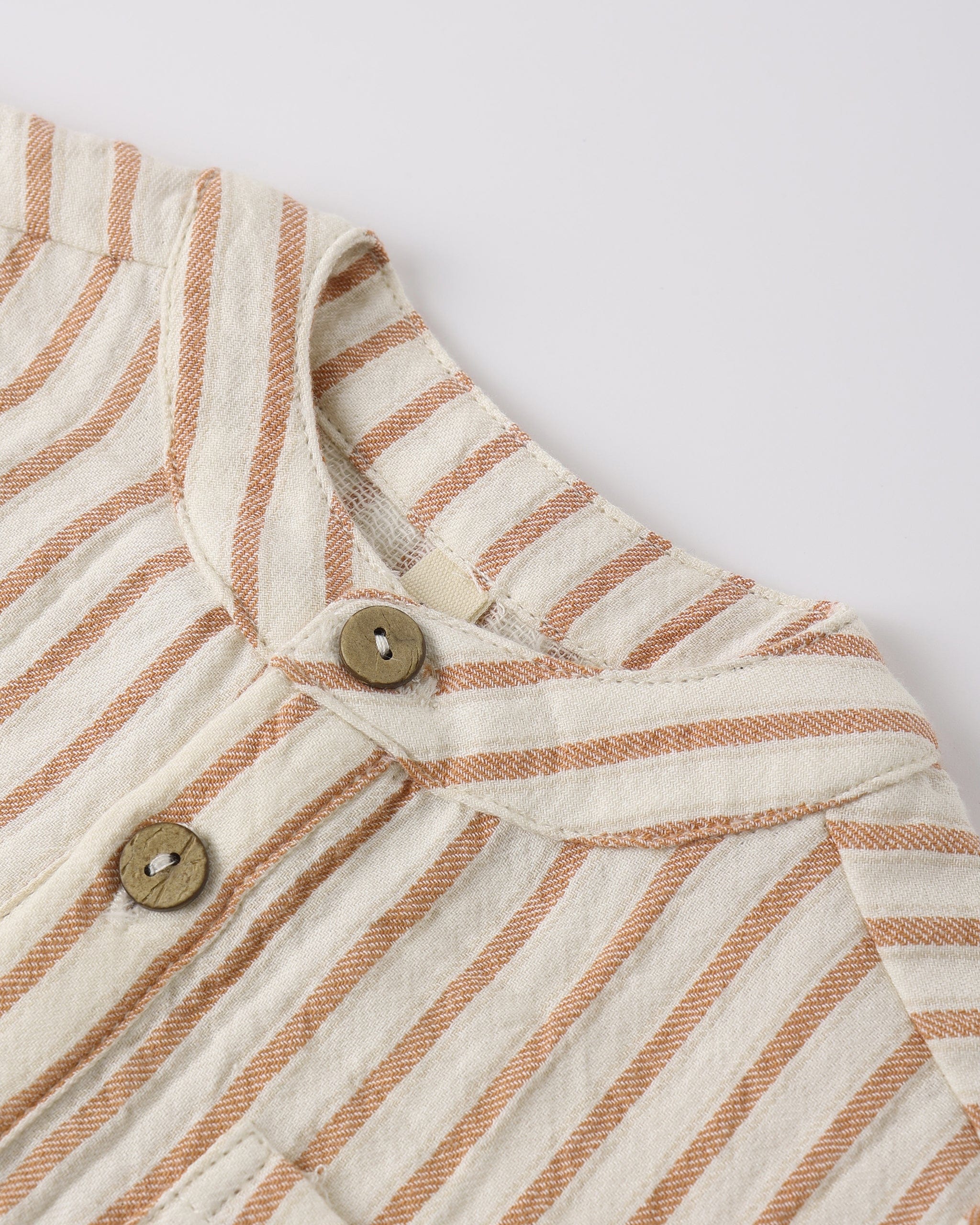 Quincy Mae Baby Jaxson Shirt || Vintage Stripe