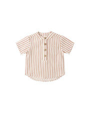 Quincy Mae Baby Jaxson Shirt || Vintage Stripe