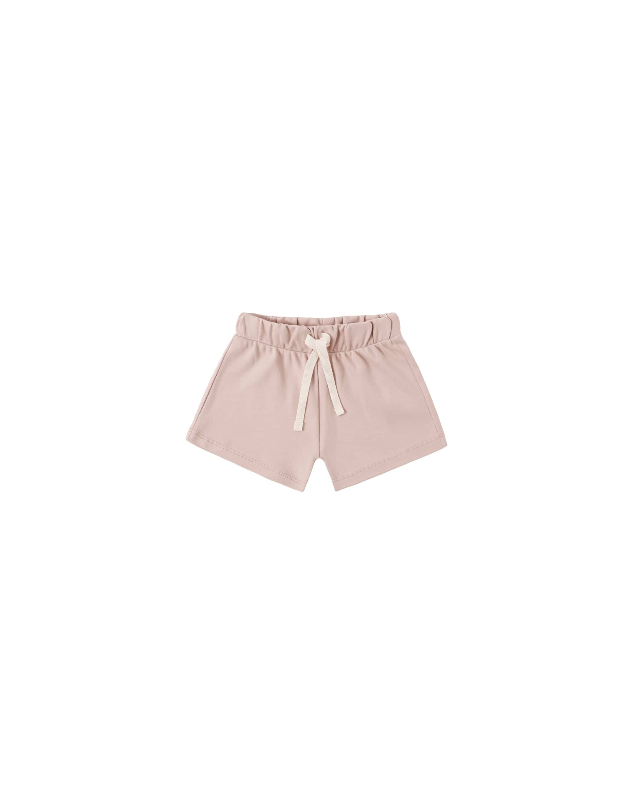 Quincy Mae Baby Play Short || Blush