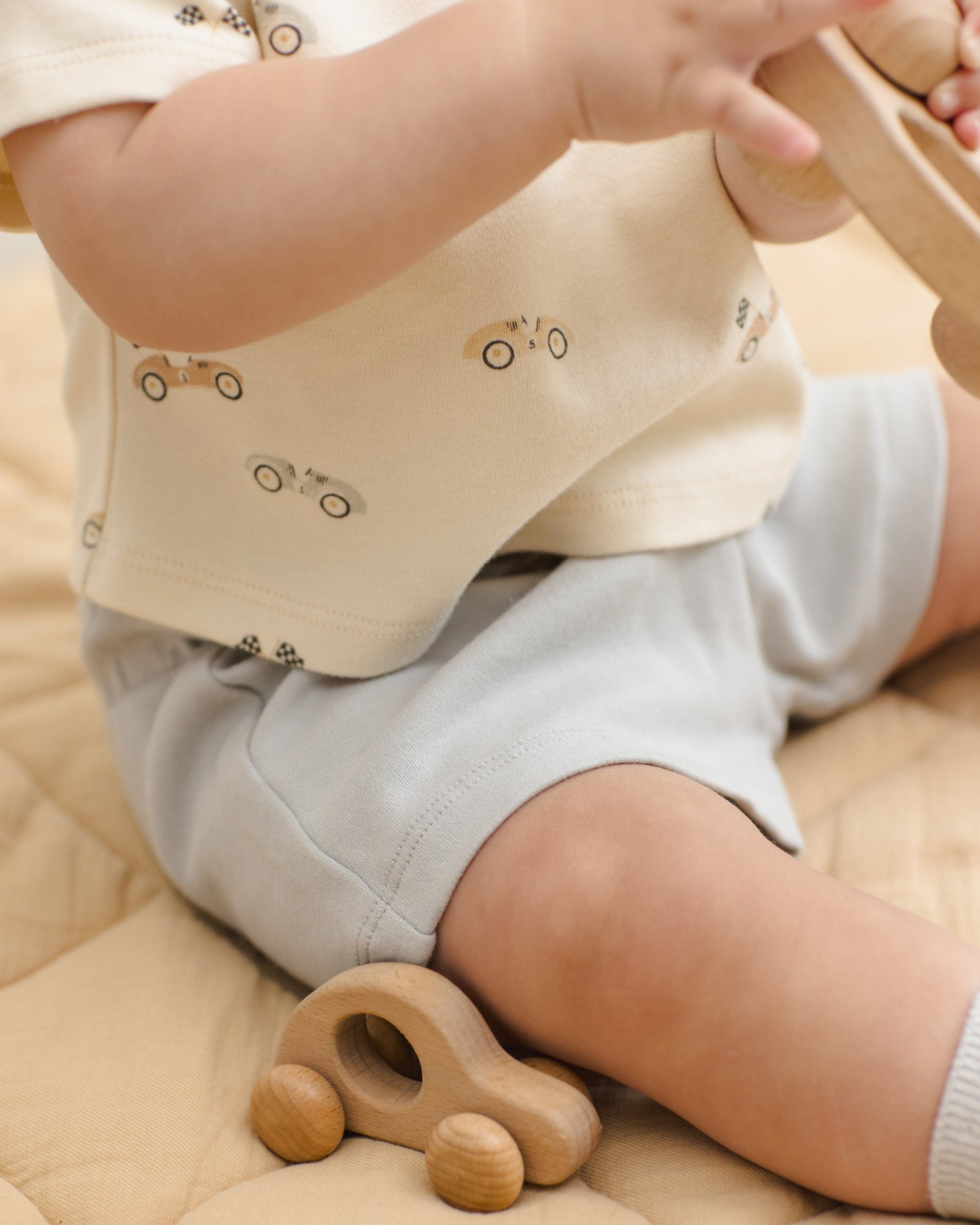 Quincy Mae Baby Play Short || Sky