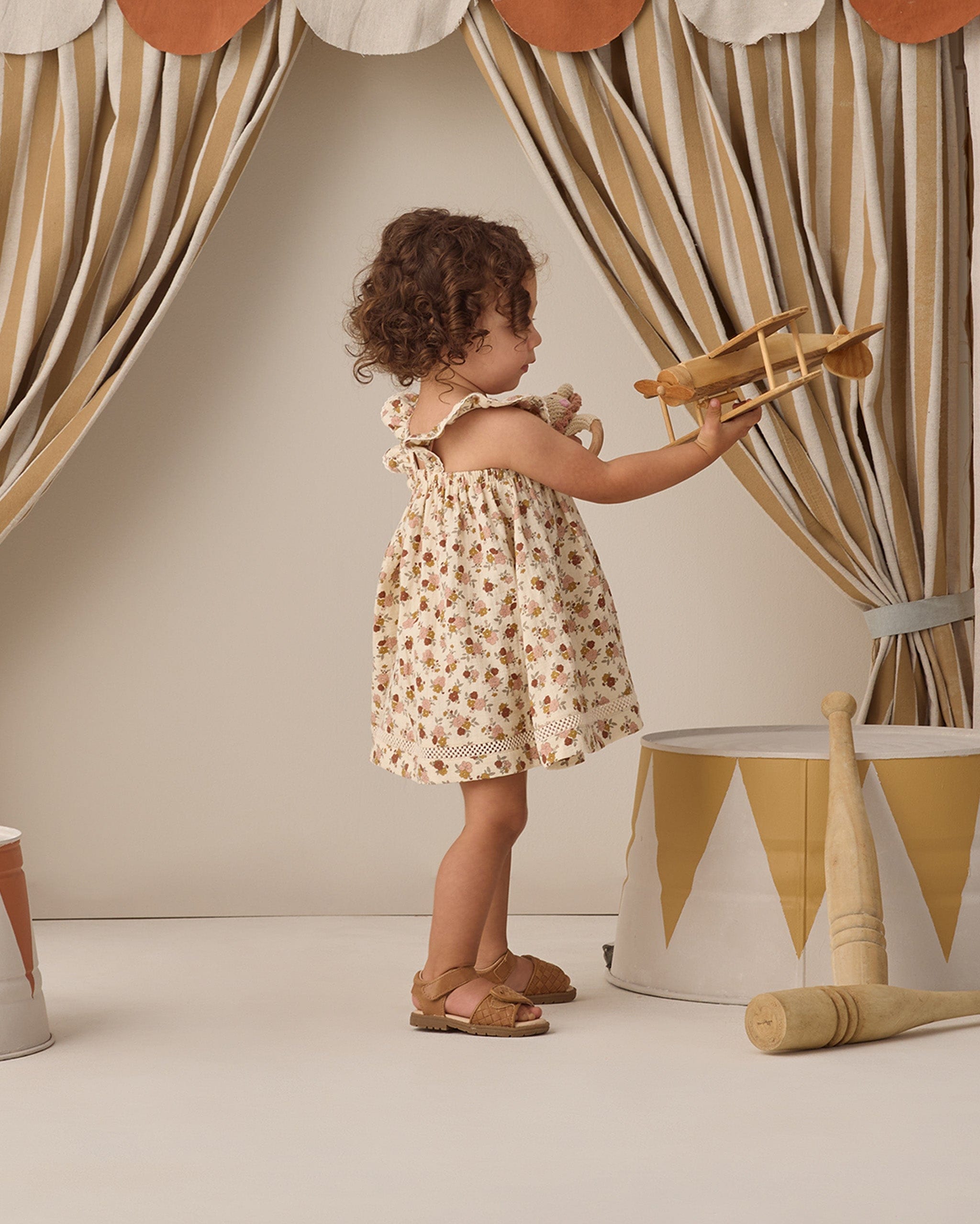 Quincy Mae Baby Ruffle Tank Dress || Bloom