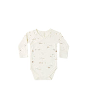Quincy Mae Baby Side Snap Bodysuit Farm
