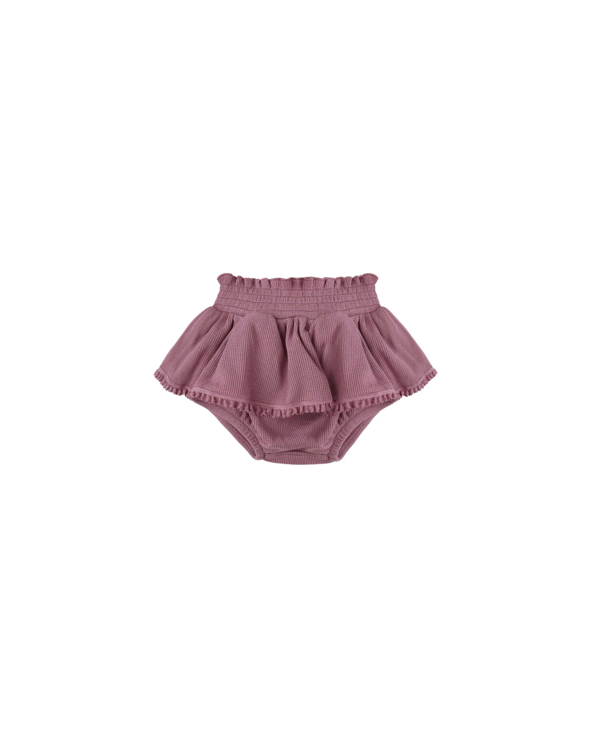Quincy Mae Baby Skirted Bloomer - Mulberry