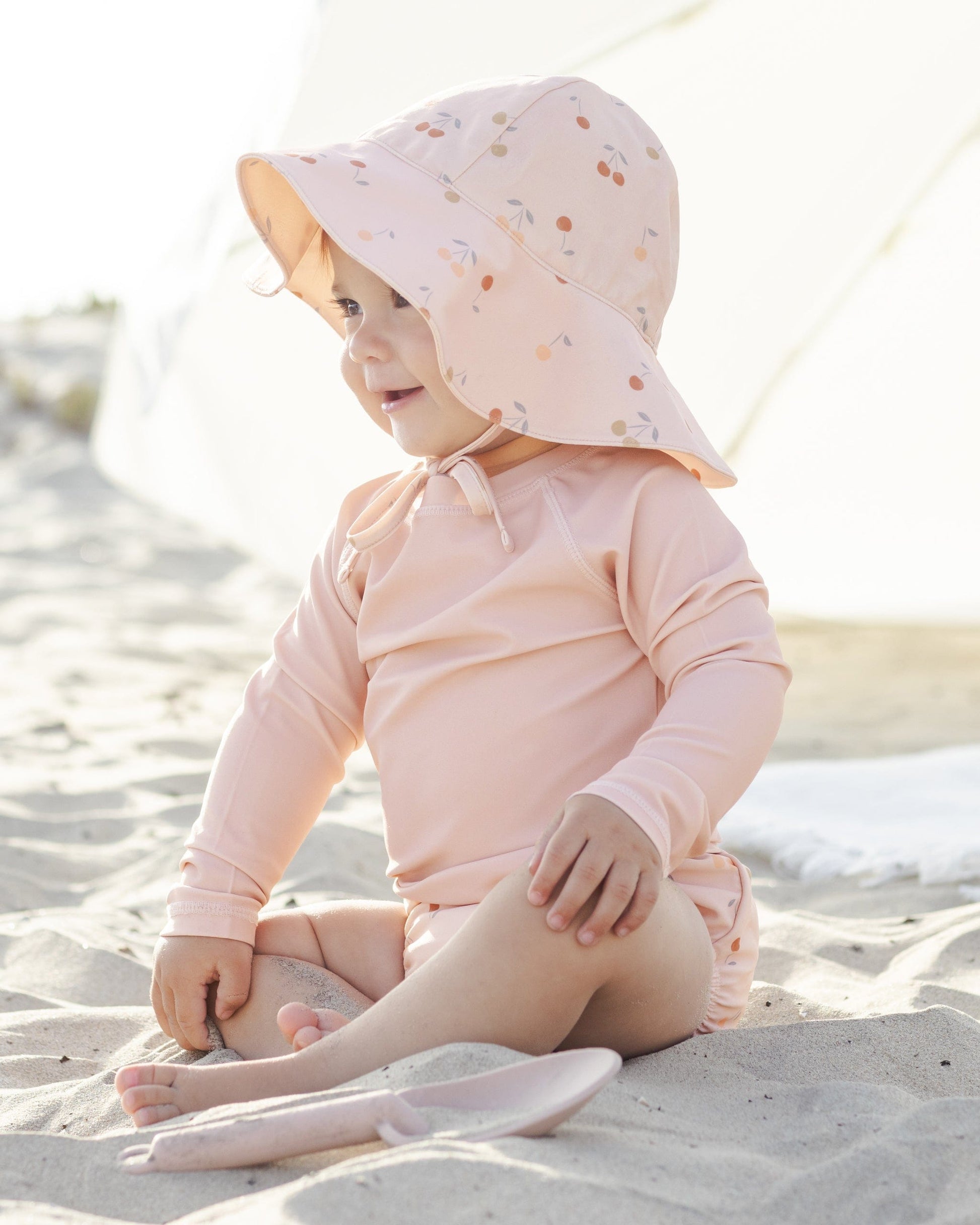 Quincy Mae Baby Sun Hat || Cherries