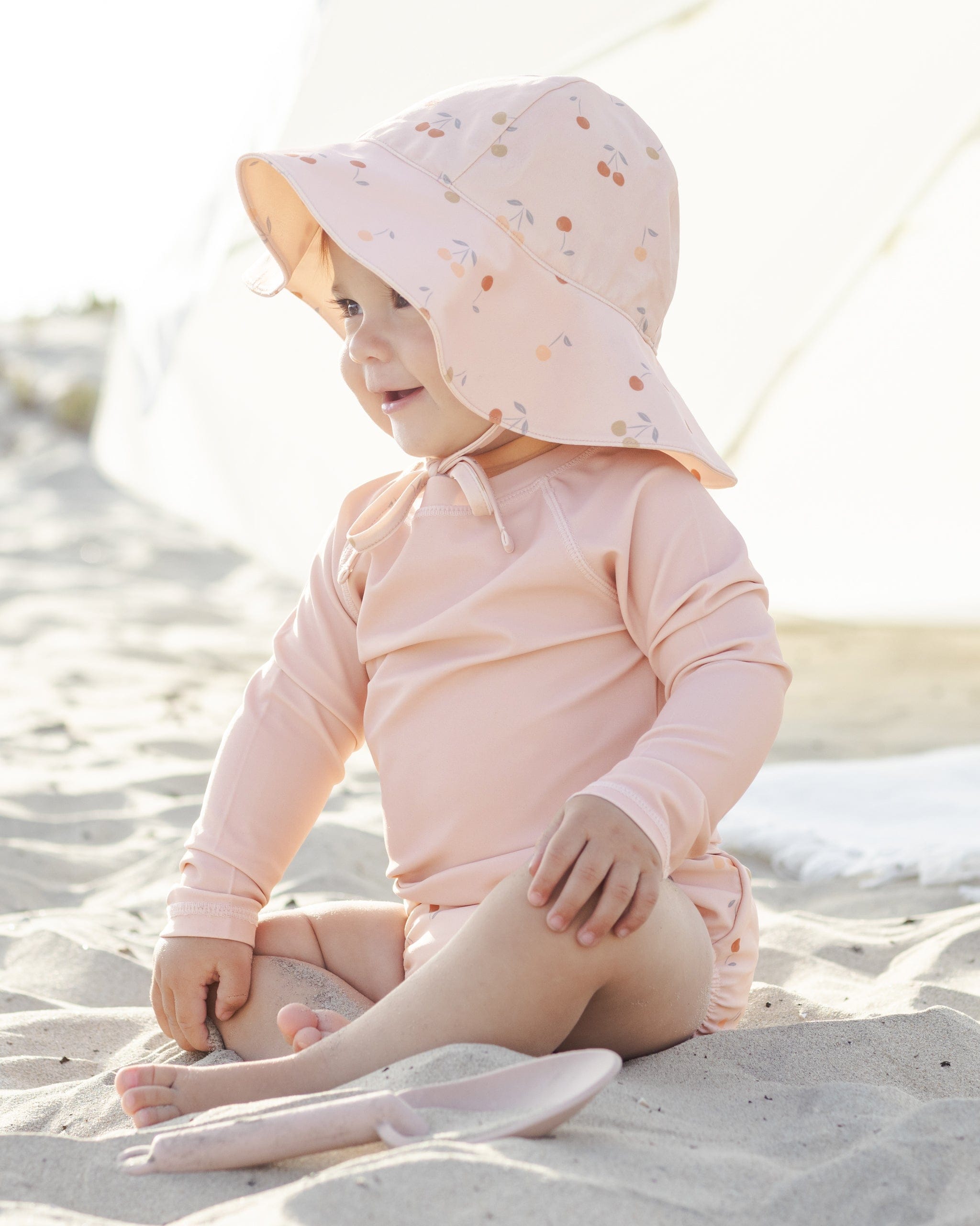Quincy Mae Baby Sun Hat || Cherries