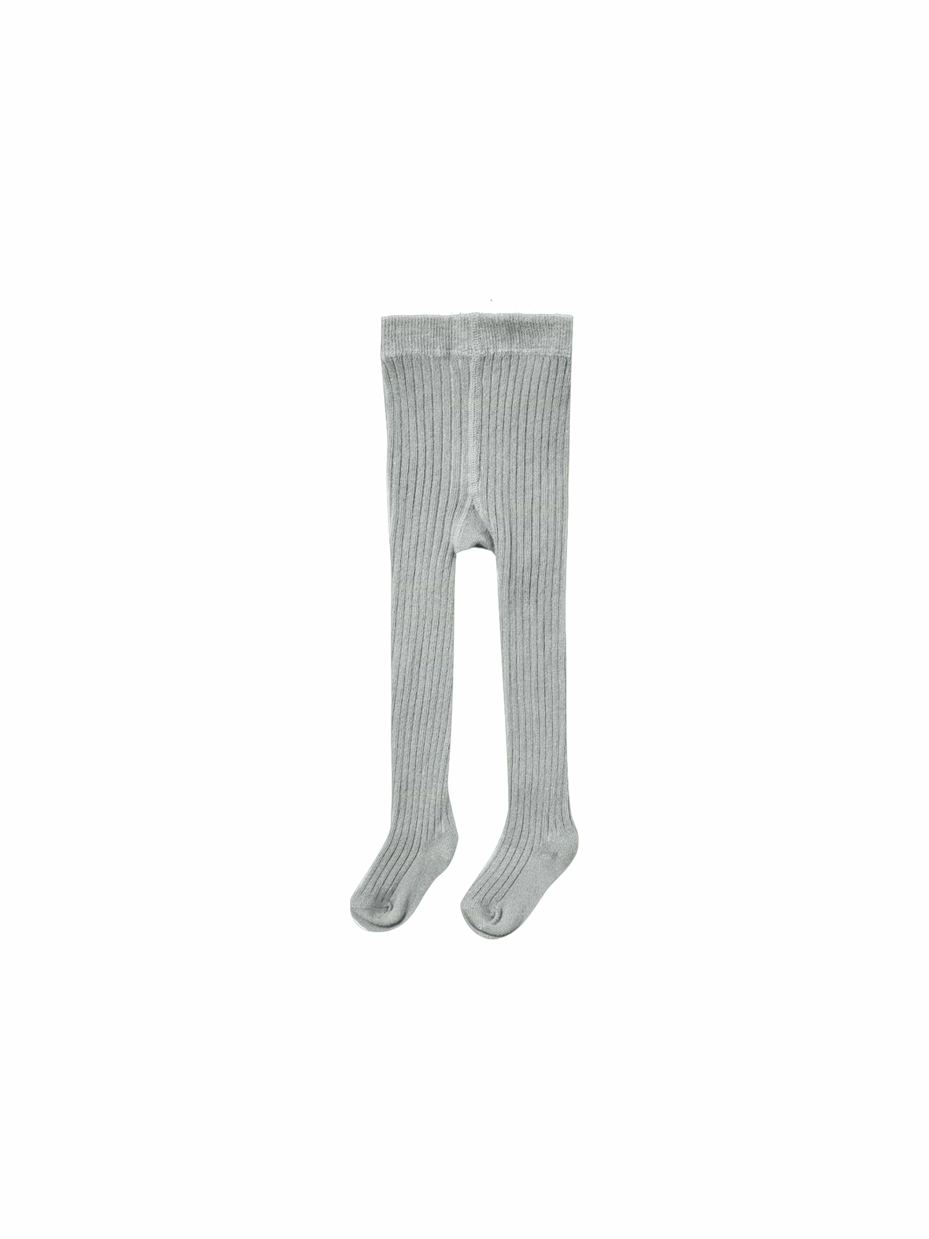 Quincy Mae Baby Tights - Steel Blue