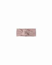 Quincy Mae Baby Waffle Knotted Headband Mauve