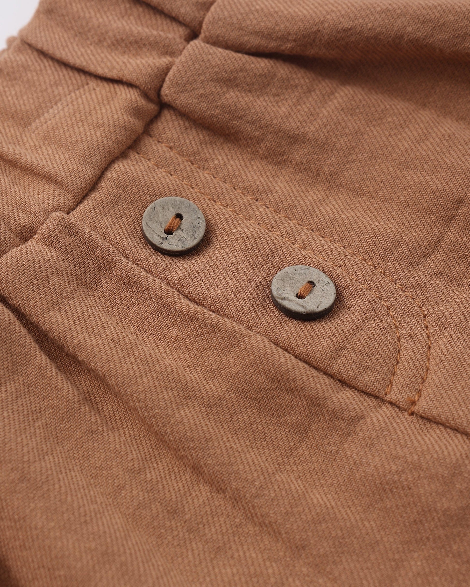 Quincy Mae Baby Woven Short || Poppy