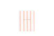 Ramona & Ruth Cards Baby Stripes Pink Mini Card