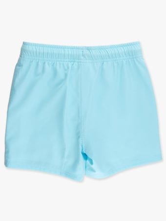 RuffleButts + RuggedButts Baby Color Changing Performance Hybrid Swim Trunks - Blue Breeze Bay