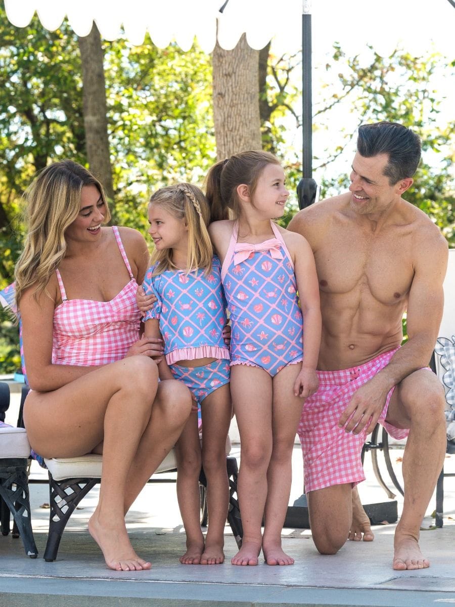 RuffleButts + RuggedButts Baby Halter One Piece Swimsuit
