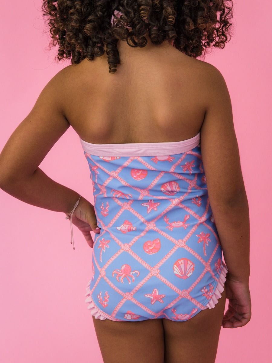 RuffleButts + RuggedButts Baby Halter One Piece Swimsuit