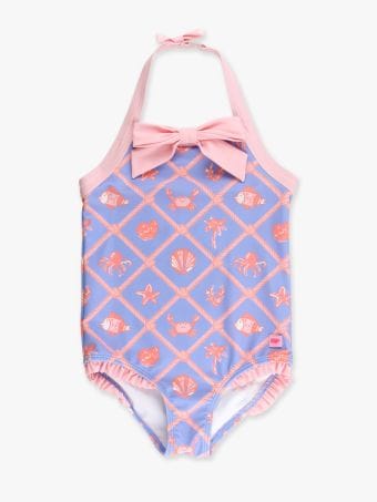 RuffleButts + RuggedButts Baby Halter One Piece Swimsuit