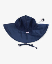 RuffleButts + RuggedButts Baby Sun Protective Hat - Navy