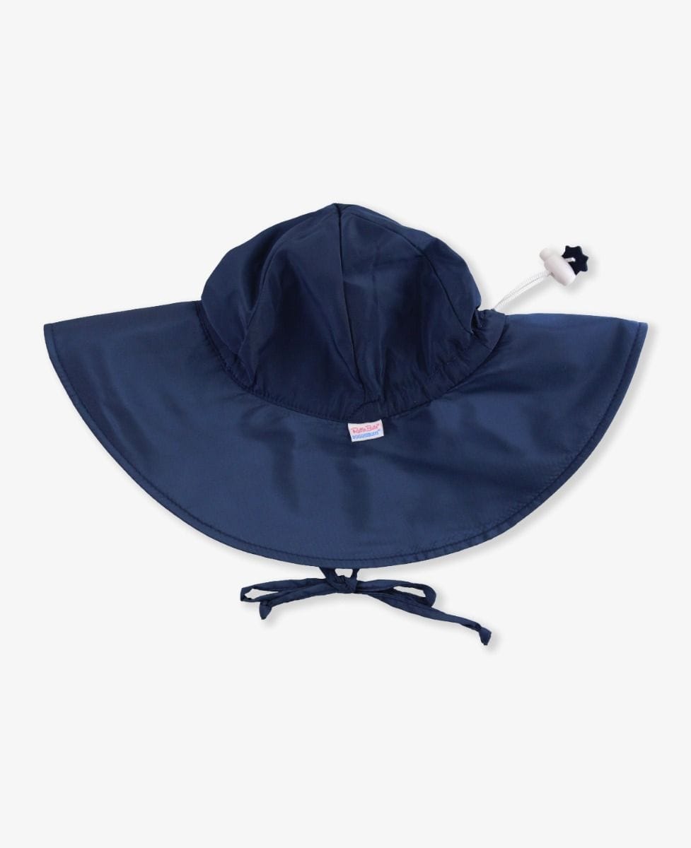 RuffleButts + RuggedButts Baby Sun Protective Hat - Navy