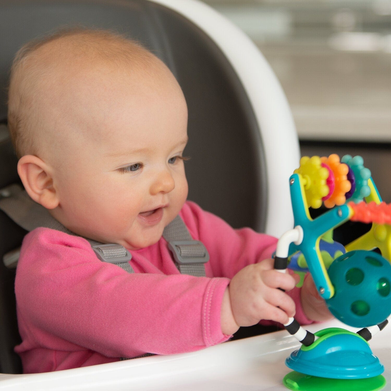 Sassy Baby Toy Teether & Twirl Sensation Station