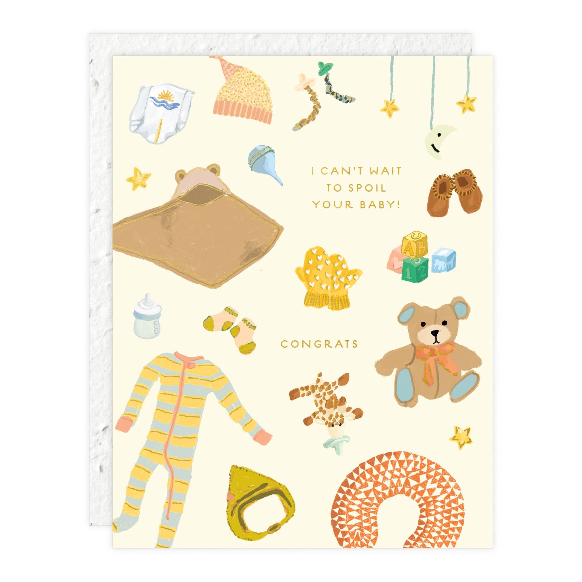 Seedlings Cards Spoiled Baby - Baby Card