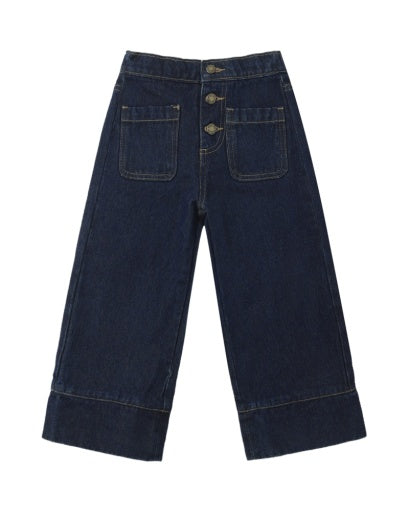 Patch Pocket Pant || Dark Indigo