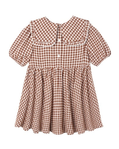 Camille Dress || Brick Check