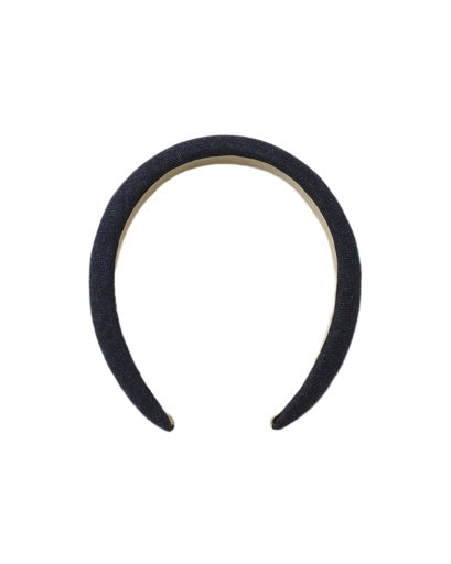 Padded Headband || Dark Indigo