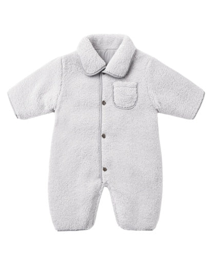 Shearling Jumpsuit || Fog