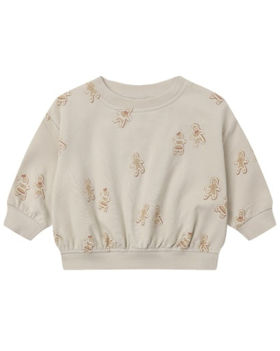 Relaxed Fleece Sweatshirt || Gingerbread