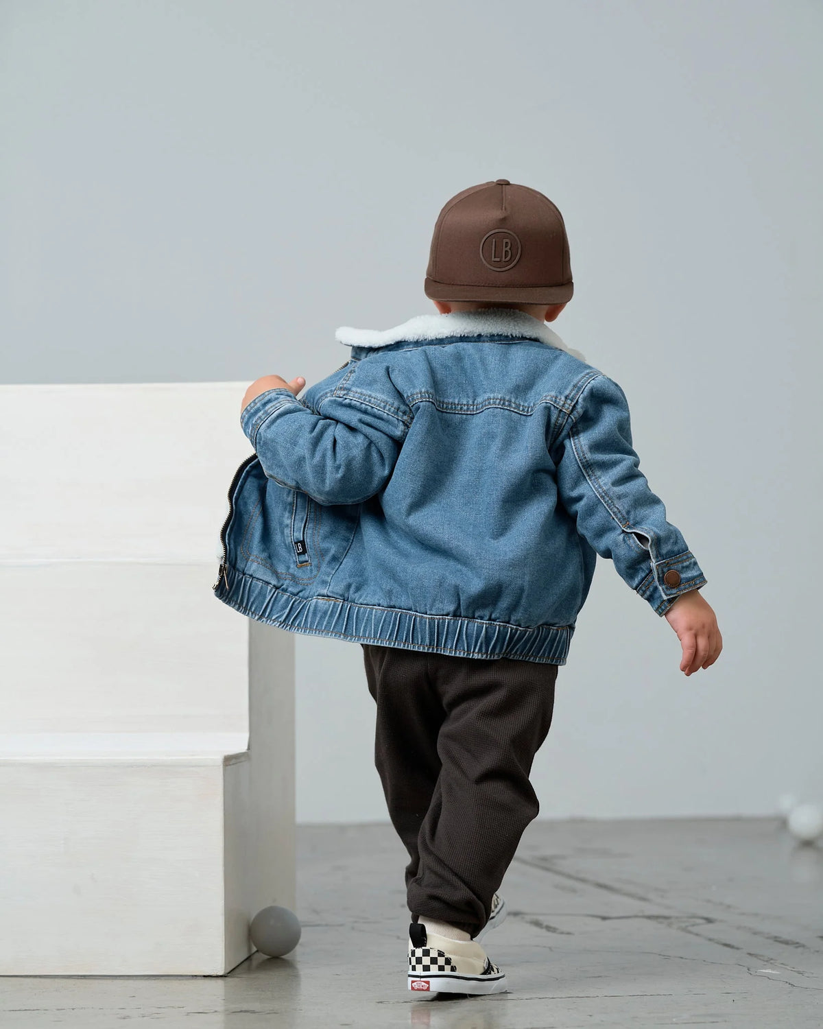 Sherpa Denim Jacket | Little Bipsy