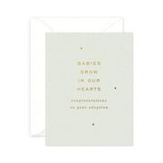Smitten on Paper Card Adoption Greeting Card