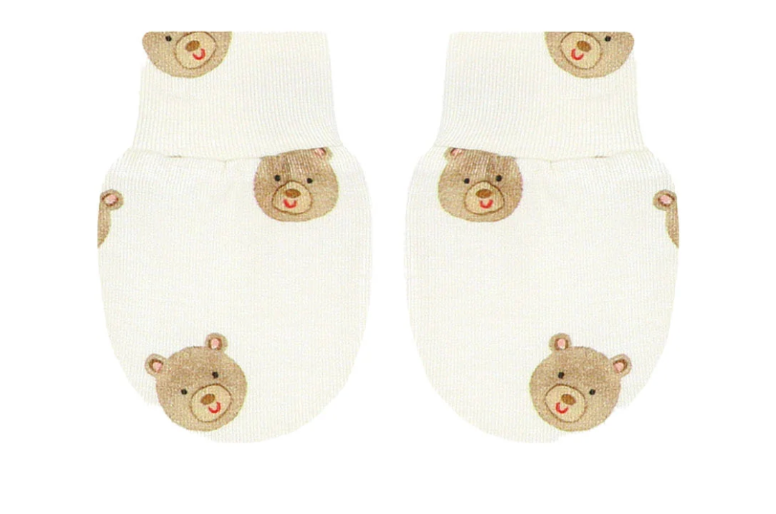Teddy No Scratch Mittens