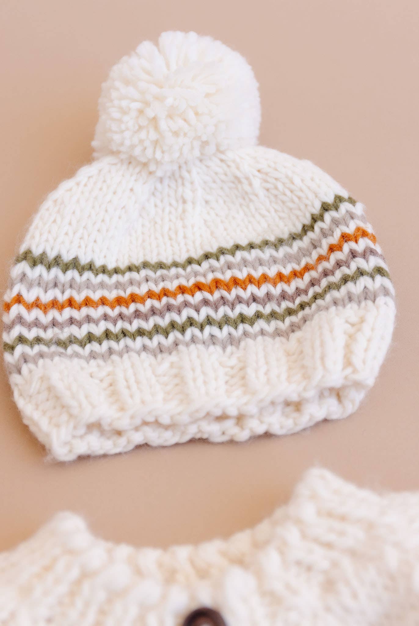 The Blueberry Hill Baby Woodland Stripe Hat Baby Kid Fall Back to School Matching 
