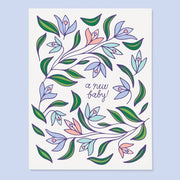 The Good Twin Cards Snowdrops New Baby Card