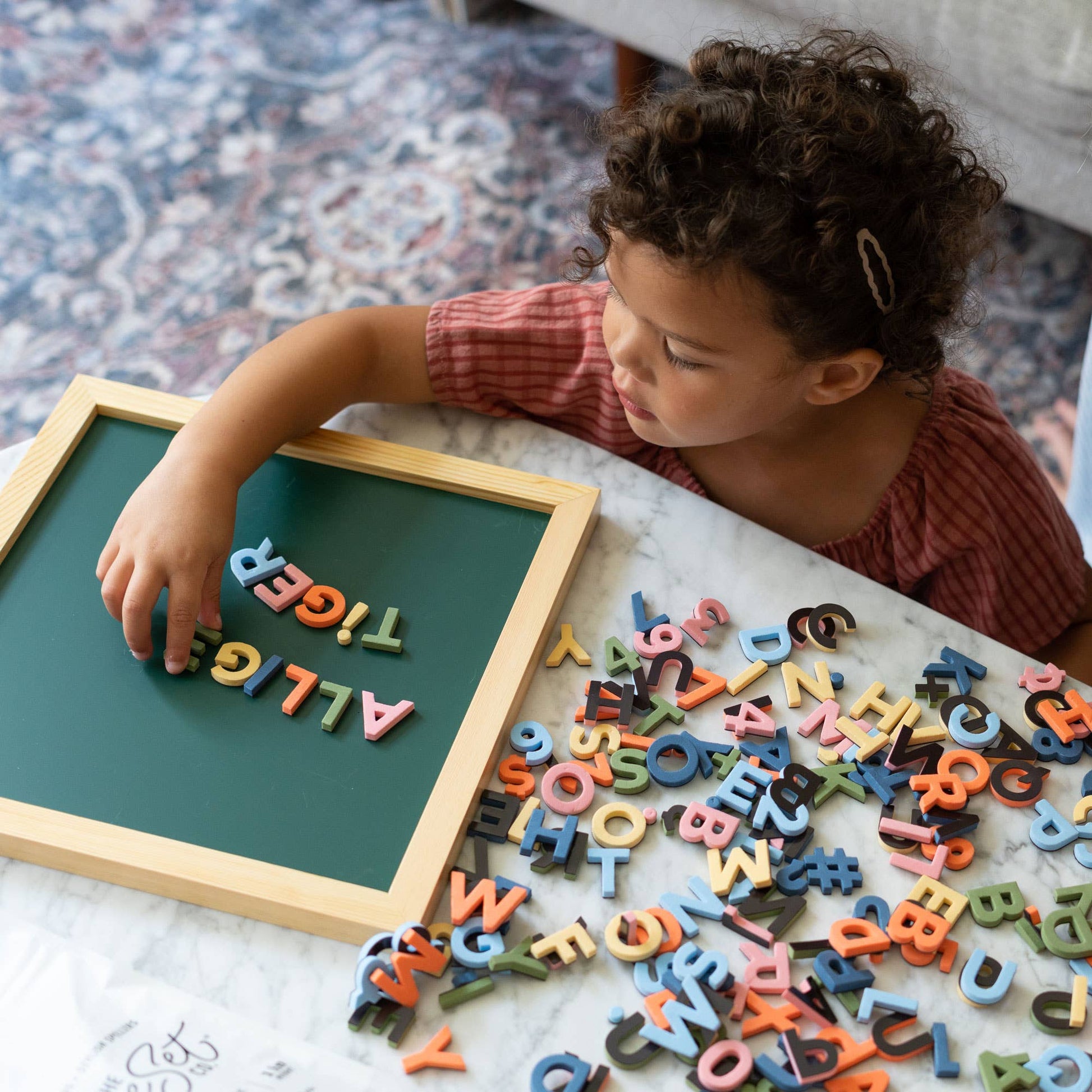 The Type Set Co. Baby 1" 200pc Rainbow Mod Magnetic Letters