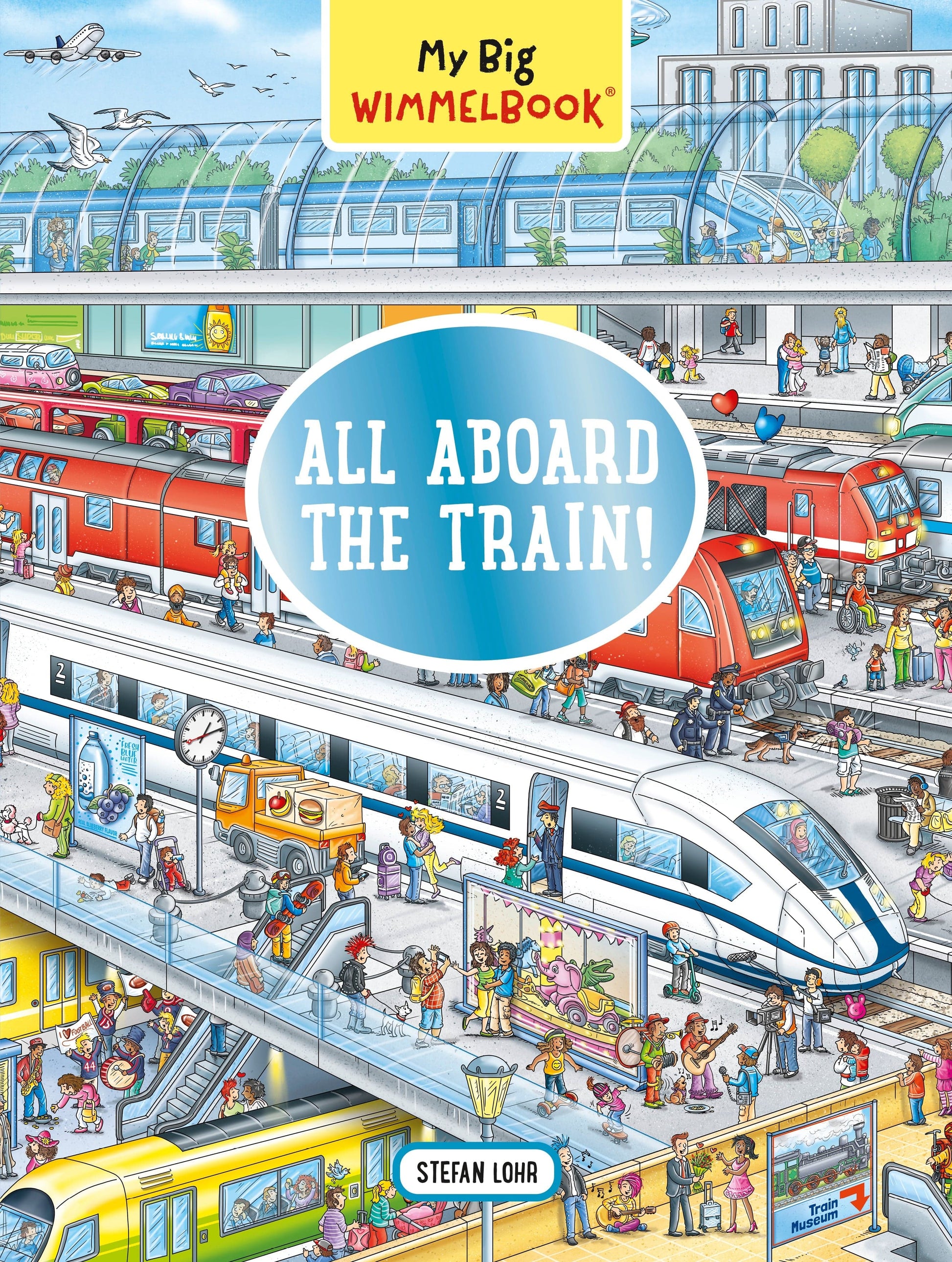 W.W. Norton & Company Book My Big Wimmelbook - All Aboard the Train!