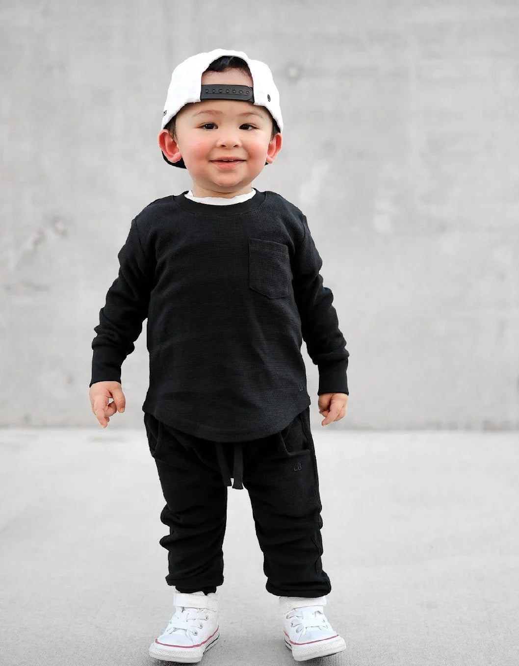 Waffle Jogger - Black