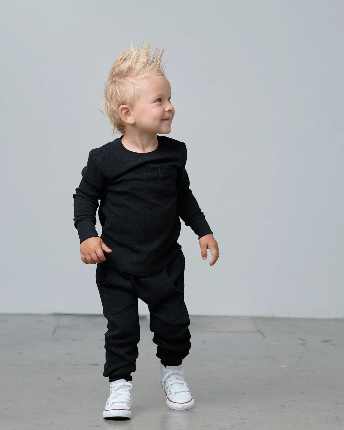 Waffle Jogger - Black