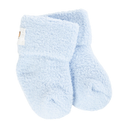 World's Softest Socks Baby & Toddler Socks & Tights Cozy Cuff Infant Crew -  Oxford Blue